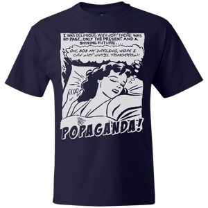 Pop Art Vintage Comics Lichtenstein Style - Popaganda 05 B&W Tee&Tank Men/Unisex Pimamour