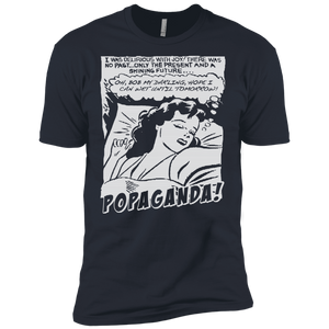 Pop Art Vintage Comics Lichtenstein Style - Popaganda 05 B&W Tee&Tank Men/Unisex Pimamour