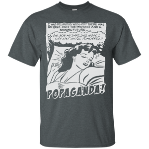 Pop Art Vintage Comics Lichtenstein Style - Popaganda 05 B&W Tee&Tank Men/Unisex Pimamour