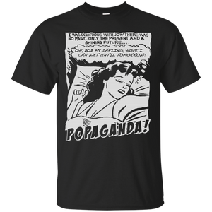 Pop Art Vintage Comics Lichtenstein Style - Popaganda 05 B&W Tee&Tank Men/Unisex Pimamour