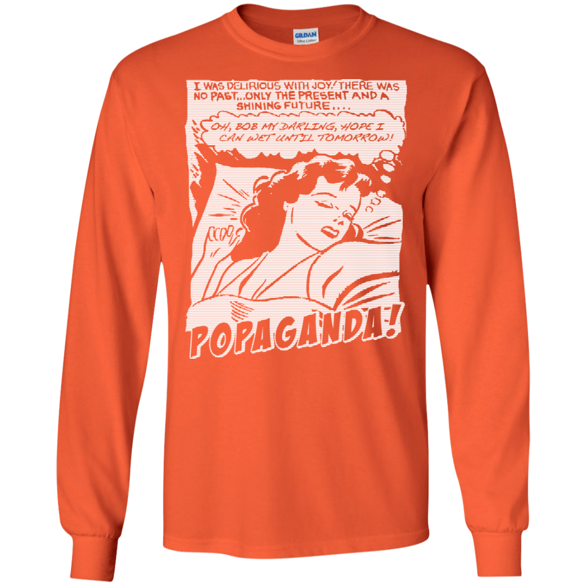 Pop Art Vintage Comics Lichtenstein Style - Popaganda 05 B&W Tee&Tank Men/Unisex Pimamour