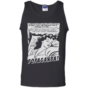 Pop Art Vintage Comics Lichtenstein Style - Popaganda 05 B&W Tee&Tank Men/Unisex Pimamour