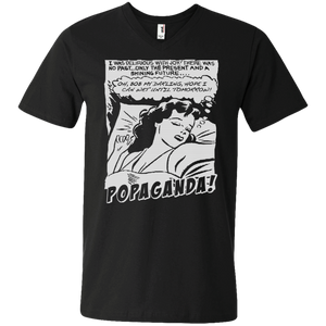 Pop Art Vintage Comics Lichtenstein Style - Popaganda 05 B&W Tee&Tank Men/Unisex Pimamour