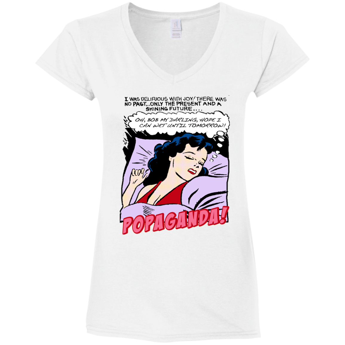 Pop Art Vintage Comics Lichtenstein Style - Popaganda 05 Tee&Tank Lady Pimamour