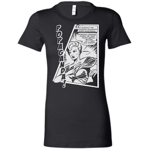 Pop Art Vintage Comics Lichtenstein Style - Popaganda 06 B&W Tee&Tank Lady Pimamour