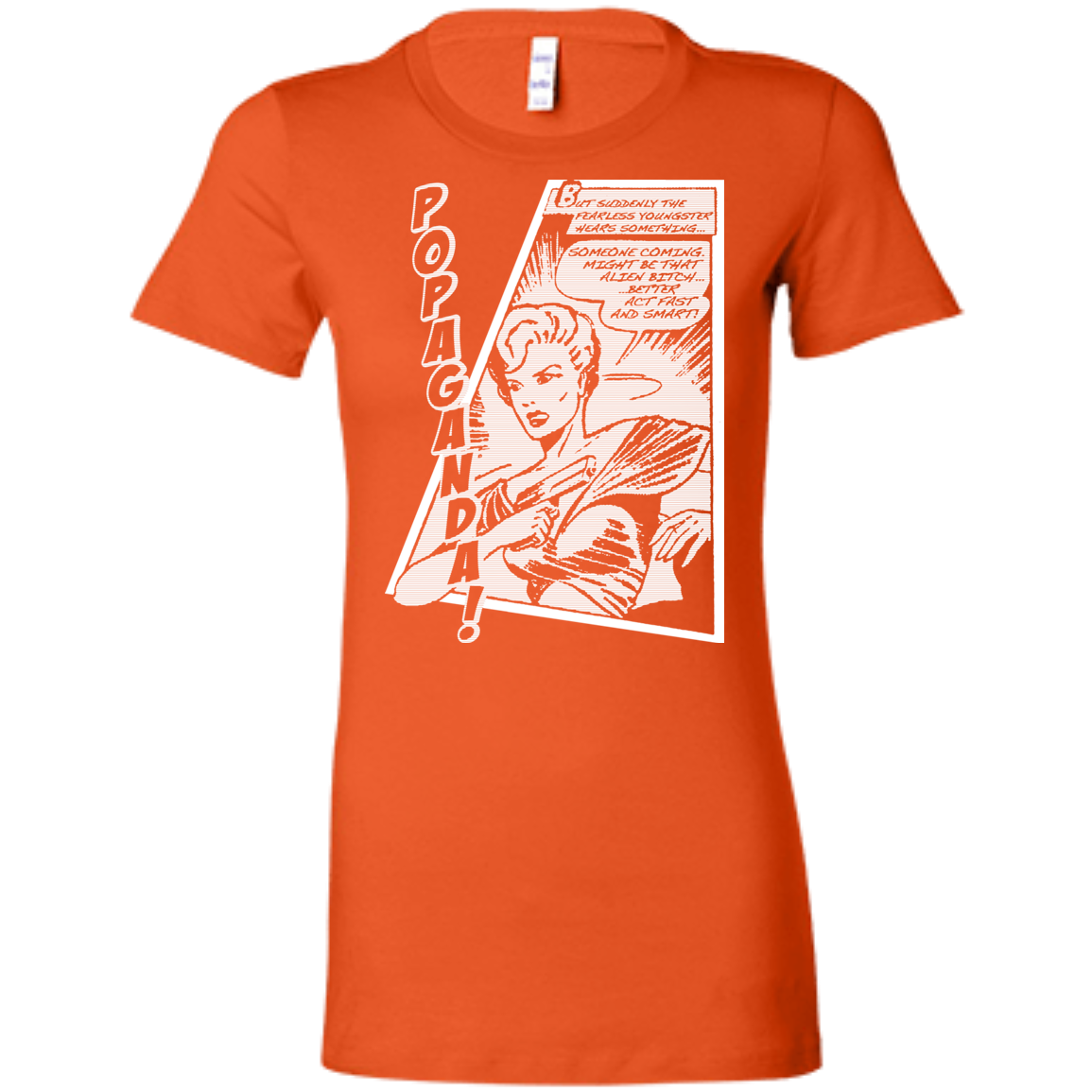 Pop Art Vintage Comics Lichtenstein Style - Popaganda 06 B&W Tee&Tank Lady Pimamour