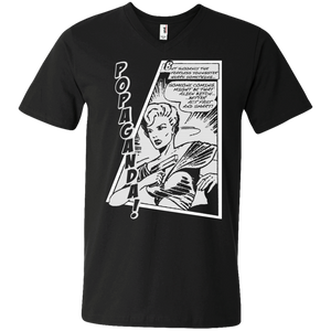 Pop Art Vintage Comics Lichtenstein Style - Popaganda 06 B&W Tee&Tank Men/Unisex Pimamour