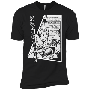 Pop Art Vintage Comics Lichtenstein Style - Popaganda 06 B&W Tee&Tank Men/Unisex Pimamour