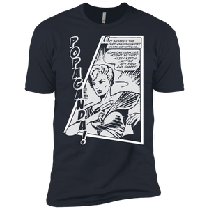 Pop Art Vintage Comics Lichtenstein Style - Popaganda 06 B&W Tee&Tank Men/Unisex Pimamour