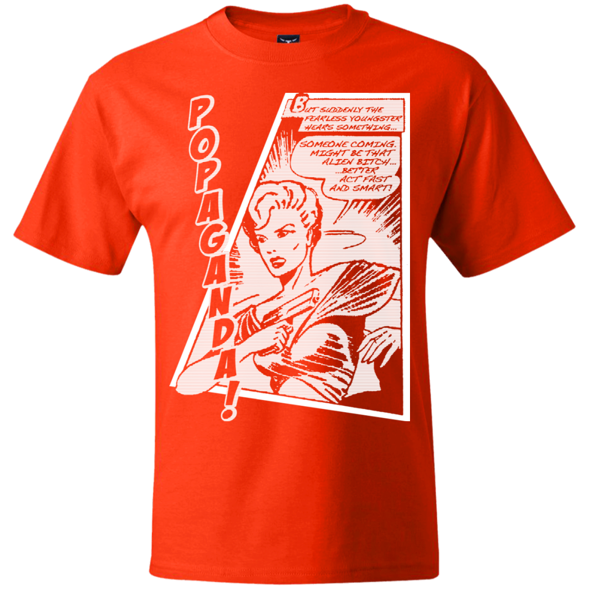 Pop Art Vintage Comics Lichtenstein Style - Popaganda 06 B&W Tee&Tank Men/Unisex Pimamour