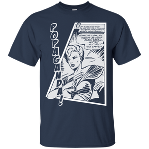 Pop Art Vintage Comics Lichtenstein Style - Popaganda 06 B&W Tee&Tank Men/Unisex Pimamour
