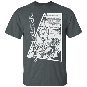 Pop Art Vintage Comics Lichtenstein Style - Popaganda 06 B&W Tee&Tank Men/Unisex Pimamour