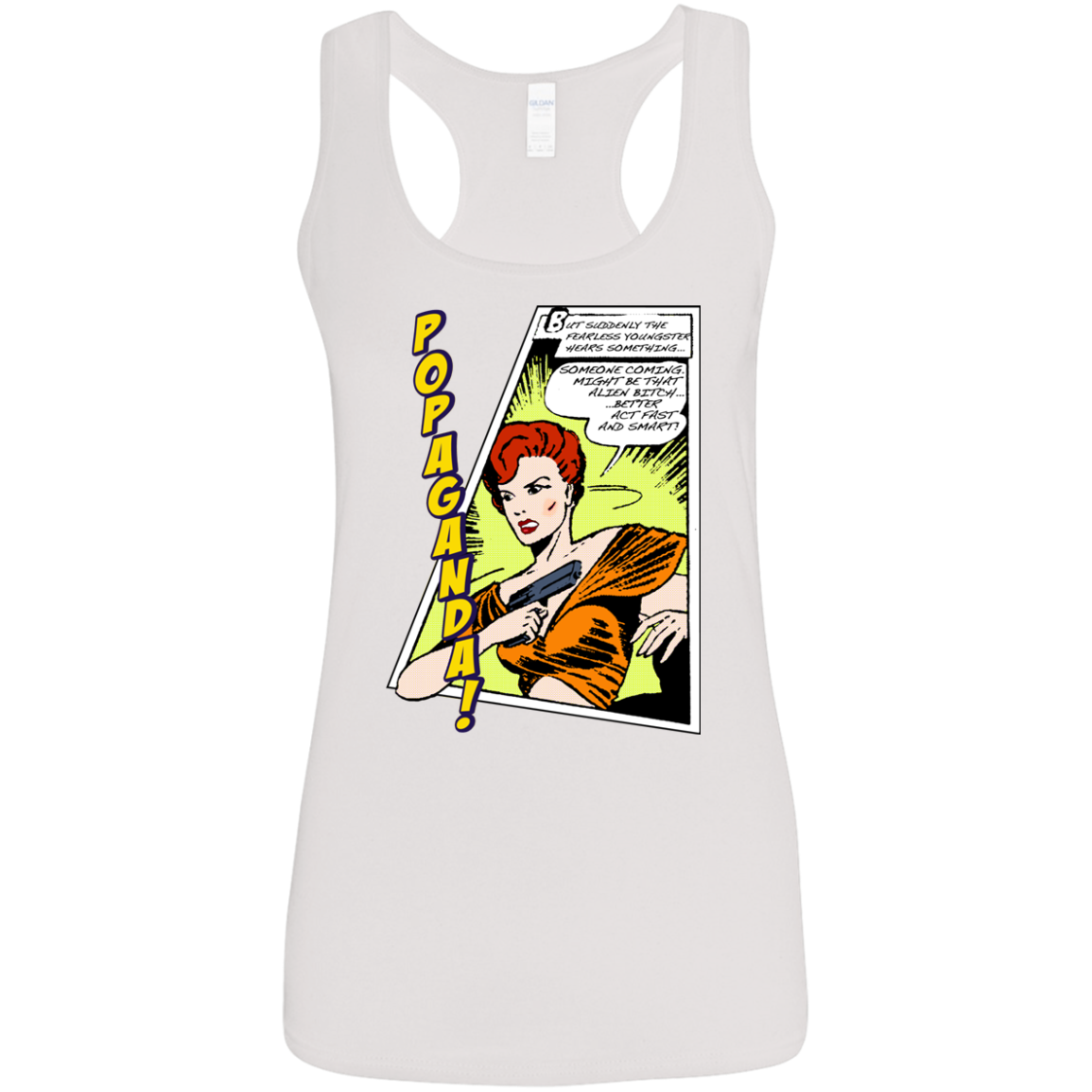 Pop Art Vintage Comics Lichtenstein Style - Popaganda 06 Tee&Tank Lady Pimamour