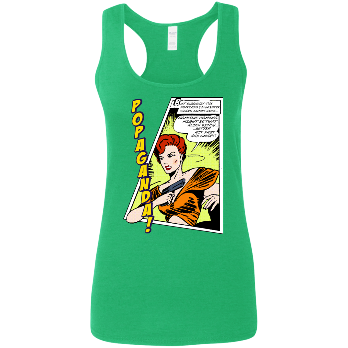 Pop Art Vintage Comics Lichtenstein Style - Popaganda 06 Tee&Tank Lady Pimamour