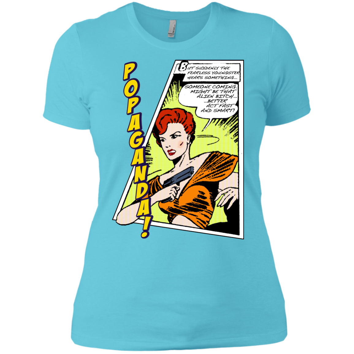 Pop Art Vintage Comics Lichtenstein Style - Popaganda 06 Tee&Tank Lady Pimamour