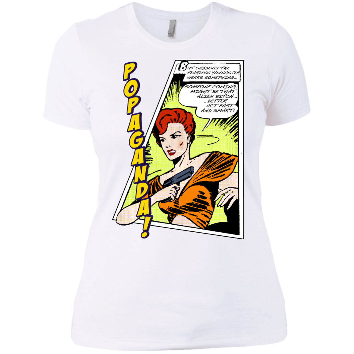 Pop Art Vintage Comics Lichtenstein Style - Popaganda 06 Tee&Tank Lady Pimamour