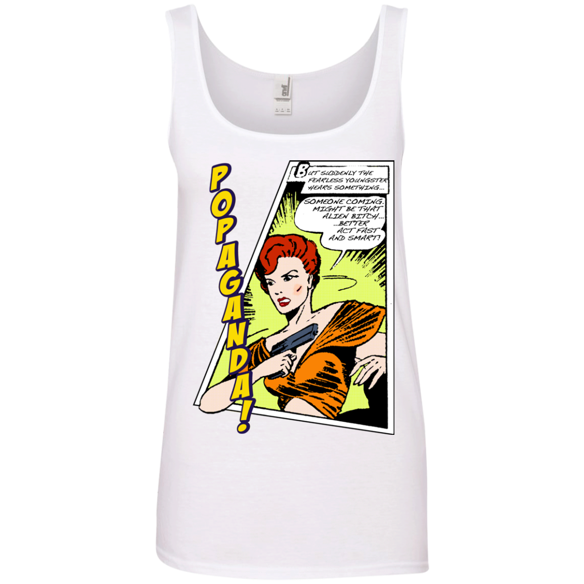 Pop Art Vintage Comics Lichtenstein Style - Popaganda 06 Tee&Tank Lady Pimamour