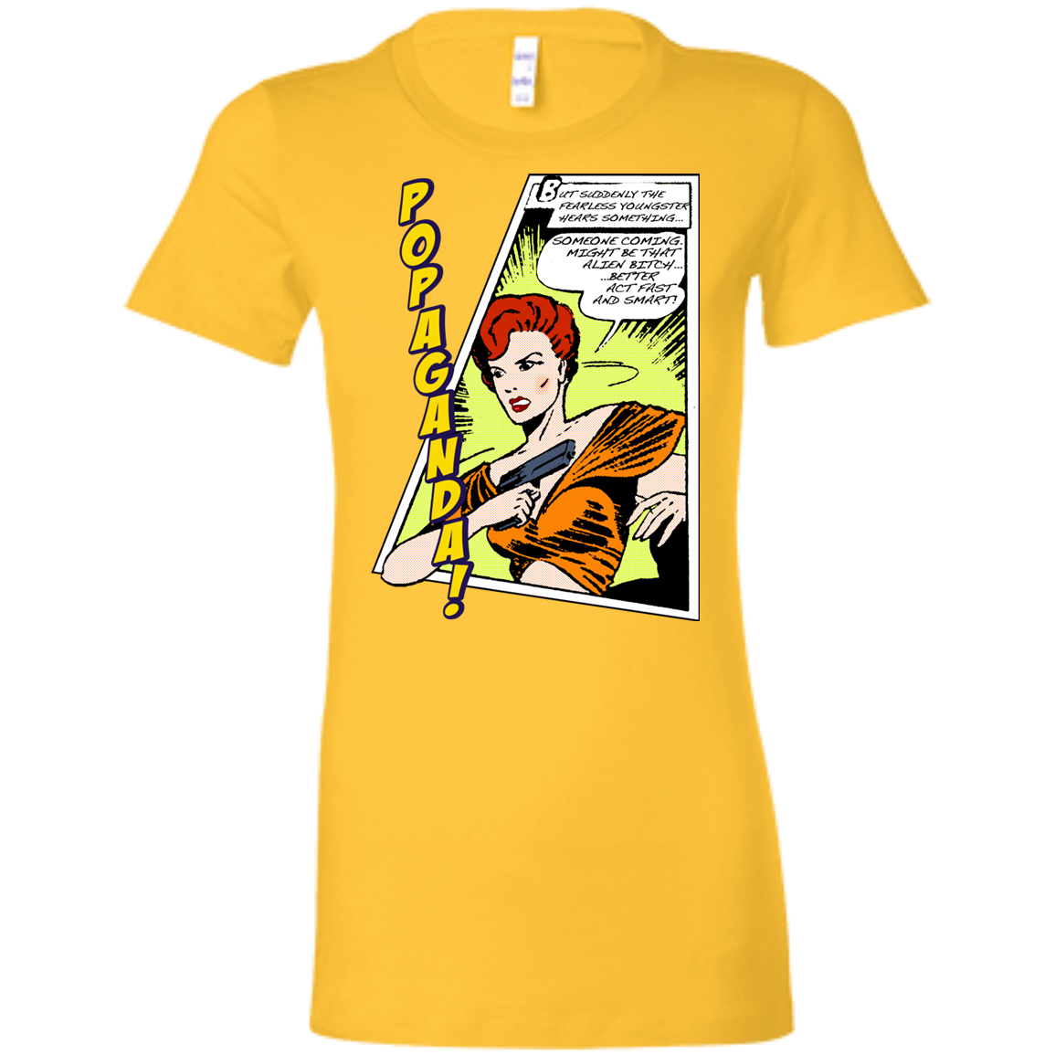 Pop Art Vintage Comics Lichtenstein Style - Popaganda 06 Tee&Tank Lady Pimamour
