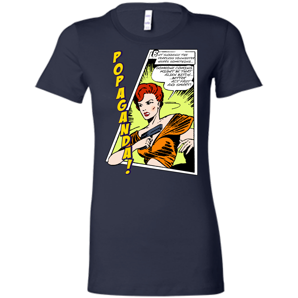 Pop Art Vintage Comics Lichtenstein Style - Popaganda 06 Tee&Tank Lady Pimamour