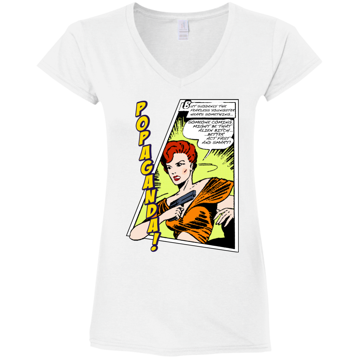 Pop Art Vintage Comics Lichtenstein Style - Popaganda 06 Tee&Tank Lady Pimamour