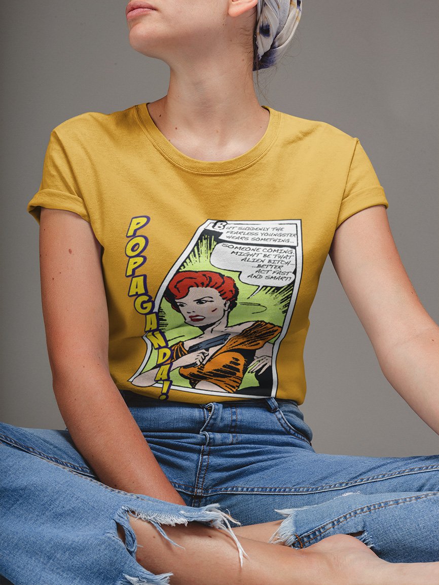 Pop Art Vintage Comics Lichtenstein Style - Popaganda 06 Tee&Tank Lady Pimamour