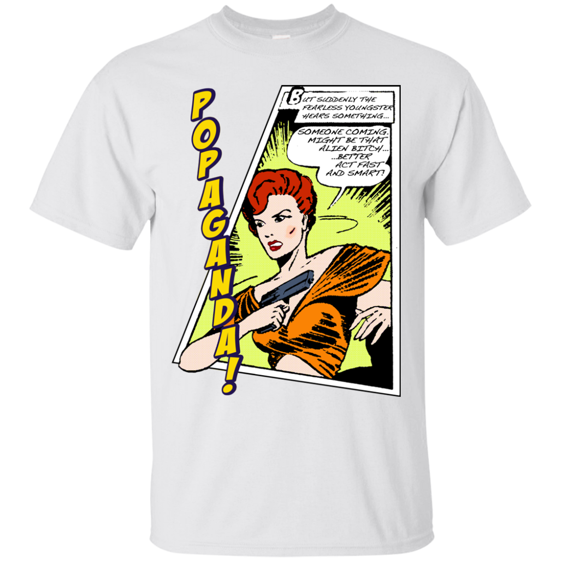 Pop Art Vintage Comics Lichtenstein Style - Popaganda 06 Tee&Tank Men/Unisex Pimamour