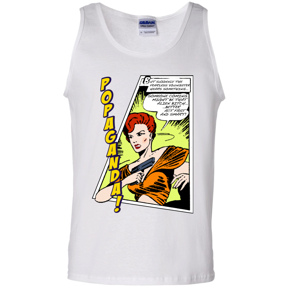 Pop Art Vintage Comics Lichtenstein Style - Popaganda 06 Tee&Tank Men/Unisex Pimamour
