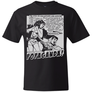 Pop Art Vintage Comics Lichtenstein Style - Popaganda 07 B&W Tee&Tank Men/Unisex Pimamour