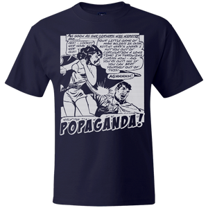 Pop Art Vintage Comics Lichtenstein Style - Popaganda 07 B&W Tee&Tank Men/Unisex Pimamour