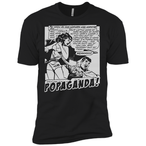 Pop Art Vintage Comics Lichtenstein Style - Popaganda 07 B&W Tee&Tank Men/Unisex Pimamour