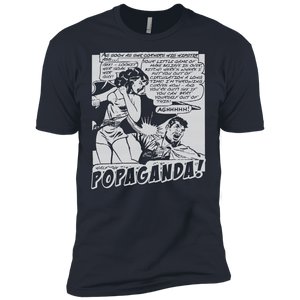 Pop Art Vintage Comics Lichtenstein Style - Popaganda 07 B&W Tee&Tank Men/Unisex Pimamour
