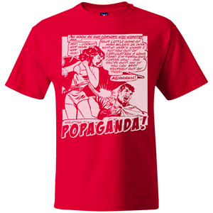 Pop Art Vintage Comics Lichtenstein Style - Popaganda 07 B&W Tee&Tank Men/Unisex Pimamour