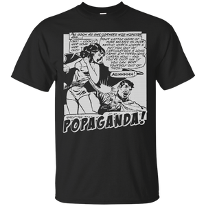 Pop Art Vintage Comics Lichtenstein Style - Popaganda 07 B&W Tee&Tank Men/Unisex Pimamour