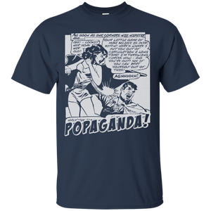Pop Art Vintage Comics Lichtenstein Style - Popaganda 07 B&W Tee&Tank Men/Unisex Pimamour