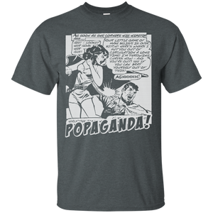 Pop Art Vintage Comics Lichtenstein Style - Popaganda 07 B&W Tee&Tank Men/Unisex Pimamour