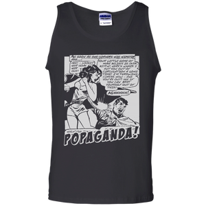 Pop Art Vintage Comics Lichtenstein Style - Popaganda 07 B&W Tee&Tank Men/Unisex Pimamour