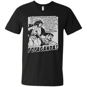 Pop Art Vintage Comics Lichtenstein Style - Popaganda 07 B&W Tee&Tank Men/Unisex Pimamour