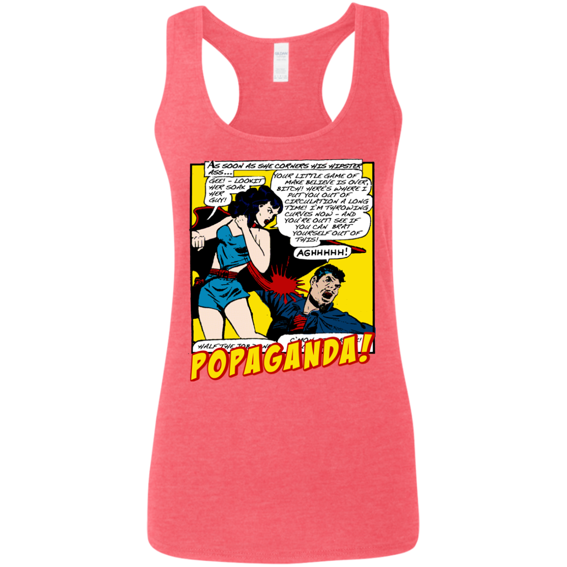 Pop Art Vintage Comics Lichtenstein Style - Popaganda 07 Tee&Tank Lady Pimamour