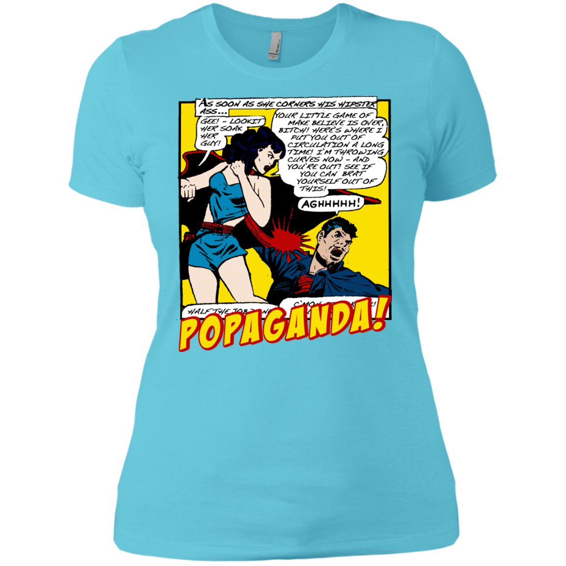 Pop Art Vintage Comics Lichtenstein Style - Popaganda 07 Tee&Tank Lady Pimamour