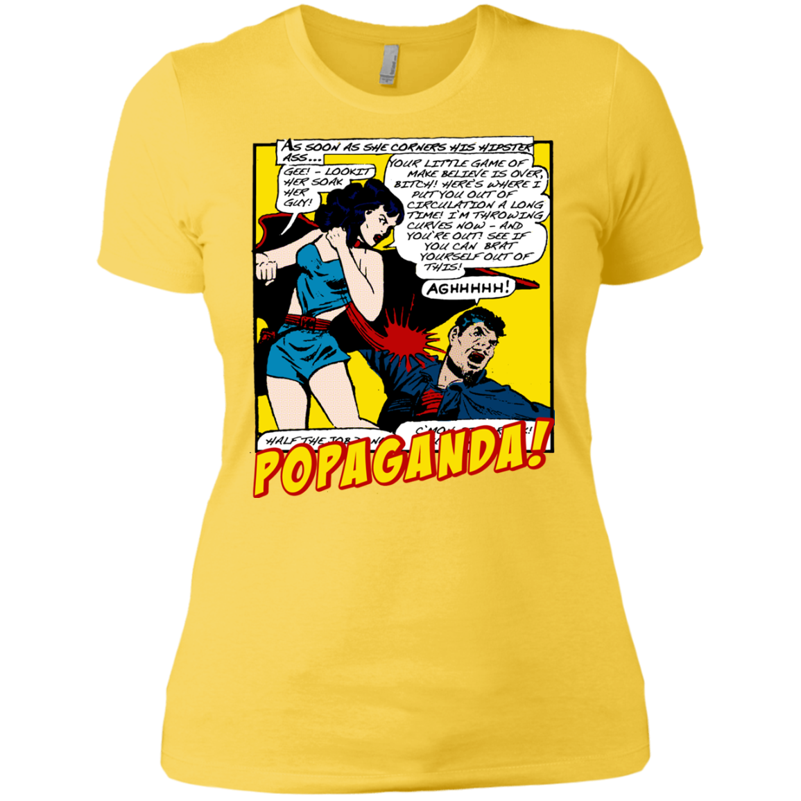 Pop Art Vintage Comics Lichtenstein Style - Popaganda 07 Tee&Tank Lady Pimamour