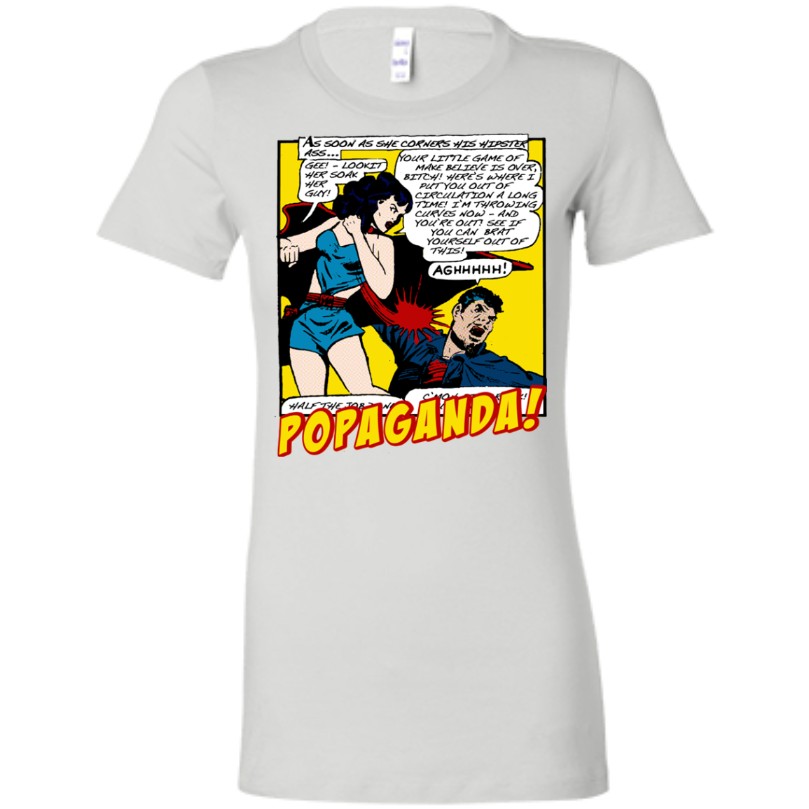 Pop Art Vintage Comics Lichtenstein Style - Popaganda 07 Tee&Tank Lady Pimamour