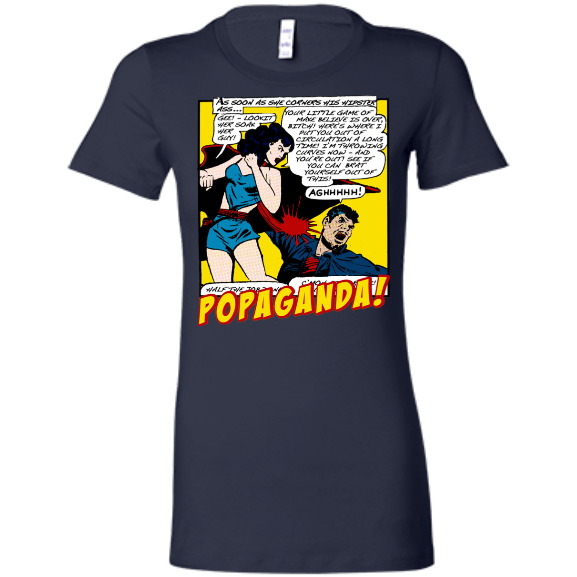Pop Art Vintage Comics Lichtenstein Style - Popaganda 07 Tee&Tank Lady Pimamour