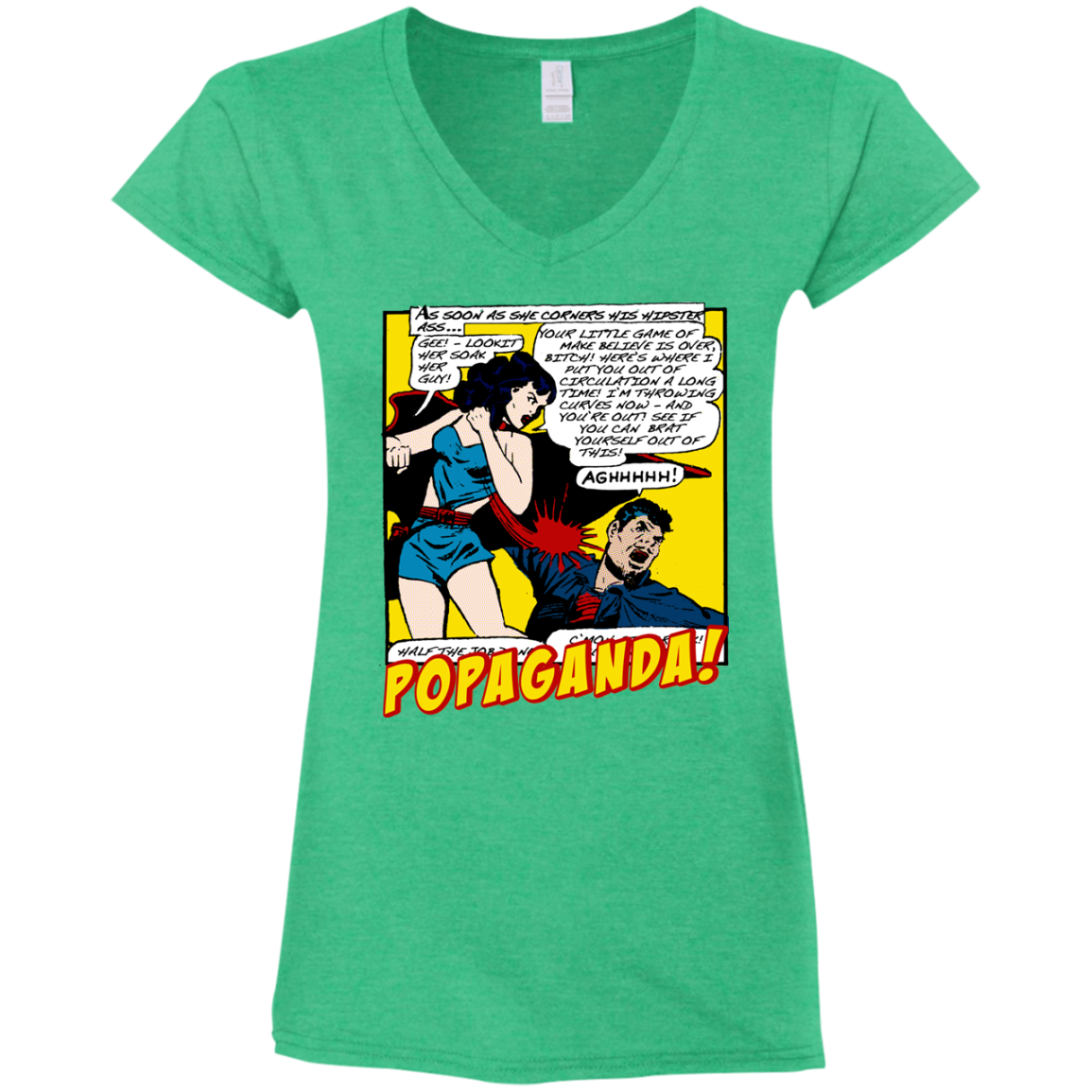 Pop Art Vintage Comics Lichtenstein Style - Popaganda 07 Tee&Tank Lady Pimamour