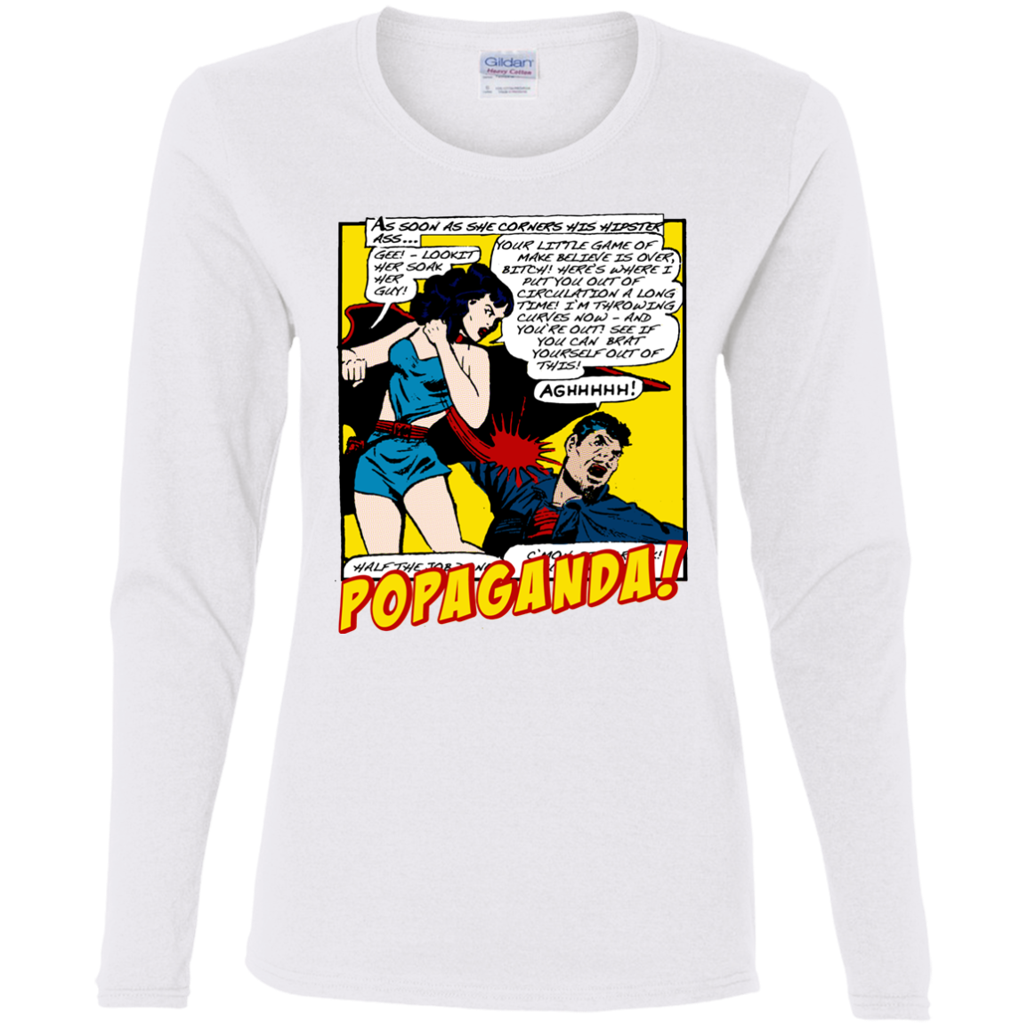 Pop Art Vintage Comics Lichtenstein Style - Popaganda 07 Tee&Tank Lady Pimamour