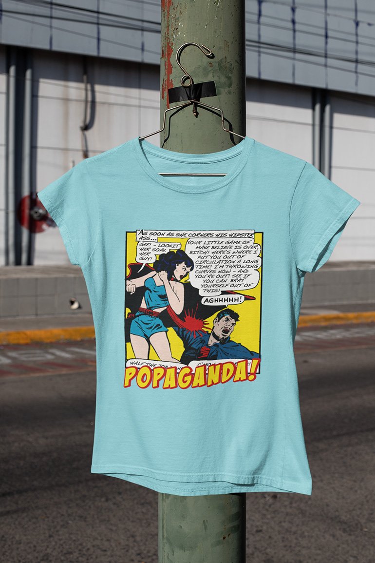 Pop Art Vintage Comics Lichtenstein Style - Popaganda 07 Tee&Tank Lady Pimamour