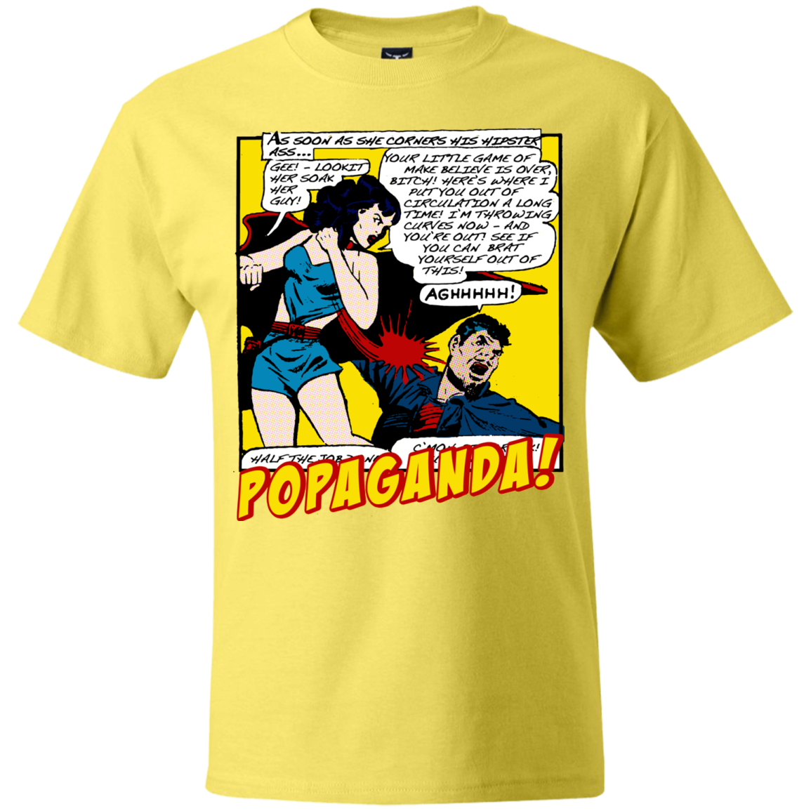 Pop Art Vintage Comics Lichtenstein Style - Popaganda 07 Tee&Tank Men/Unisex Pimamour