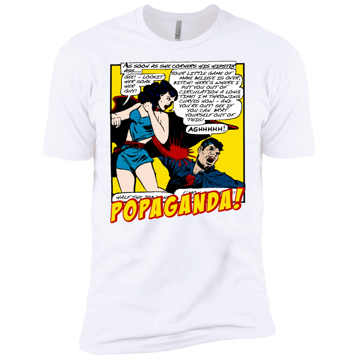 Pop Art Vintage Comics Lichtenstein Style - Popaganda 07 Tee&Tank Men/Unisex Pimamour
