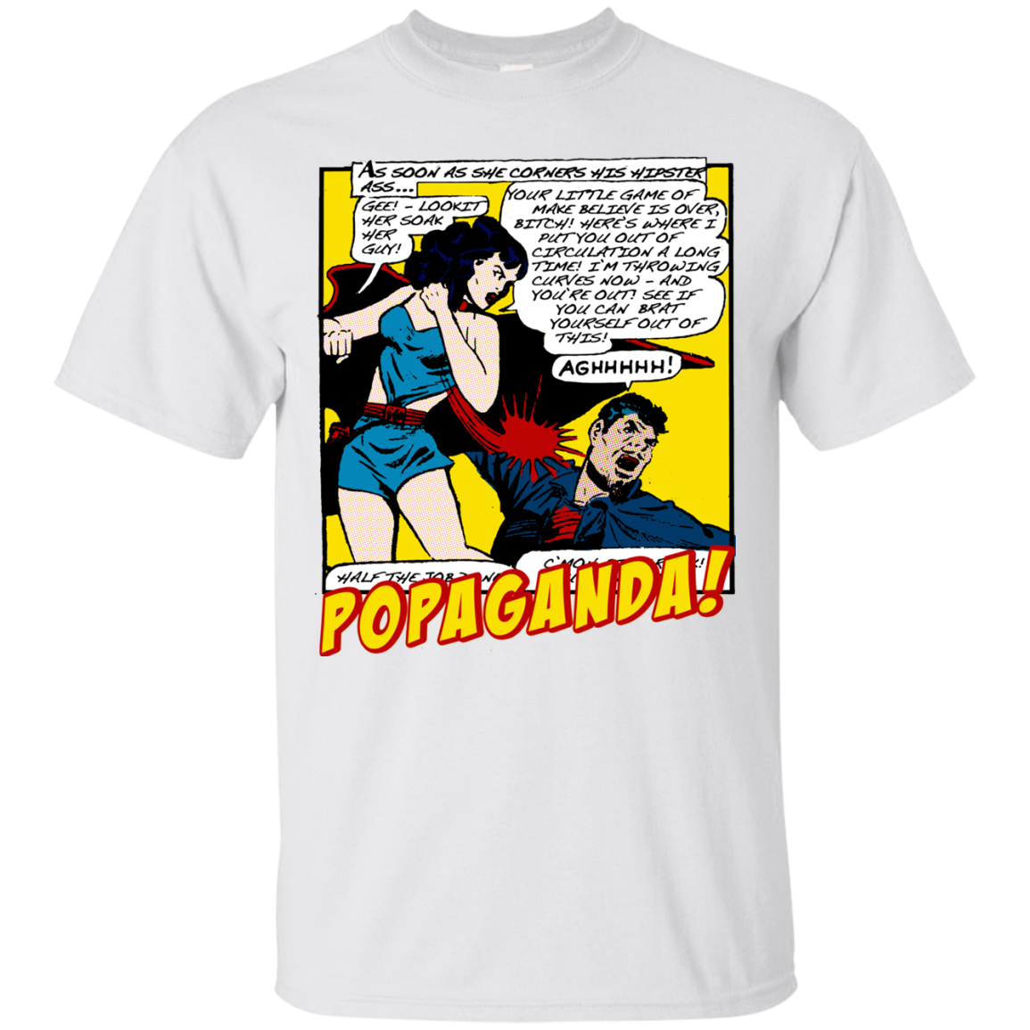 Pop Art Vintage Comics Lichtenstein Style - Popaganda 07 Tee&Tank Men/Unisex Pimamour
