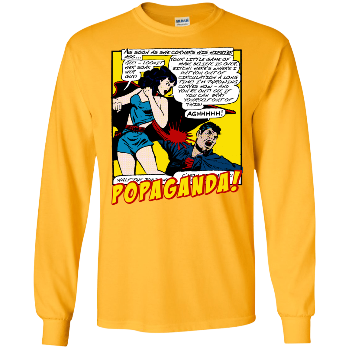 Pop Art Vintage Comics Lichtenstein Style - Popaganda 07 Tee&Tank Men/Unisex Pimamour