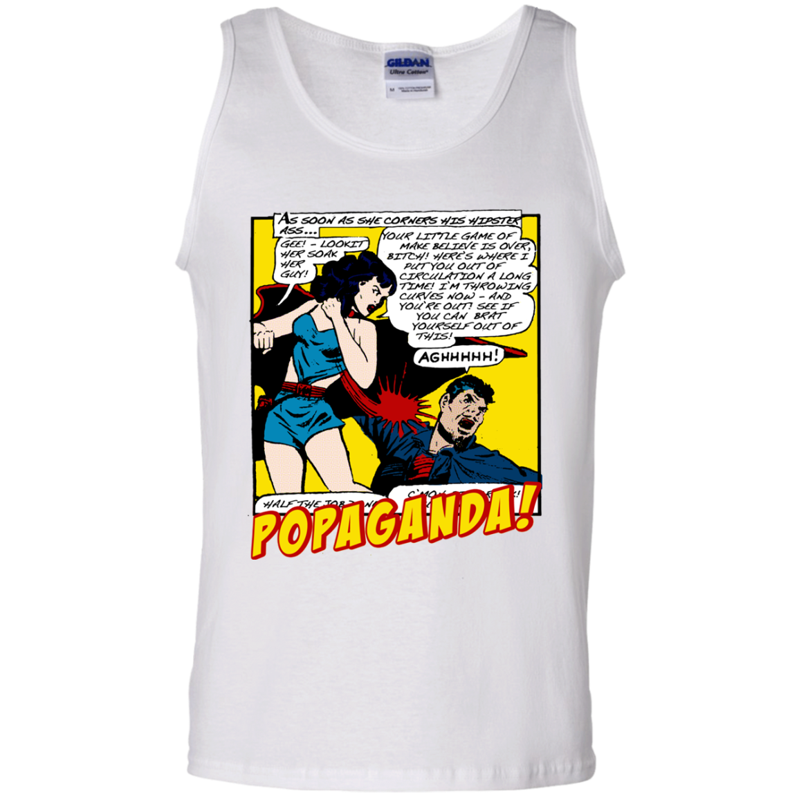 Pop Art Vintage Comics Lichtenstein Style - Popaganda 07 Tee&Tank Men/Unisex Pimamour